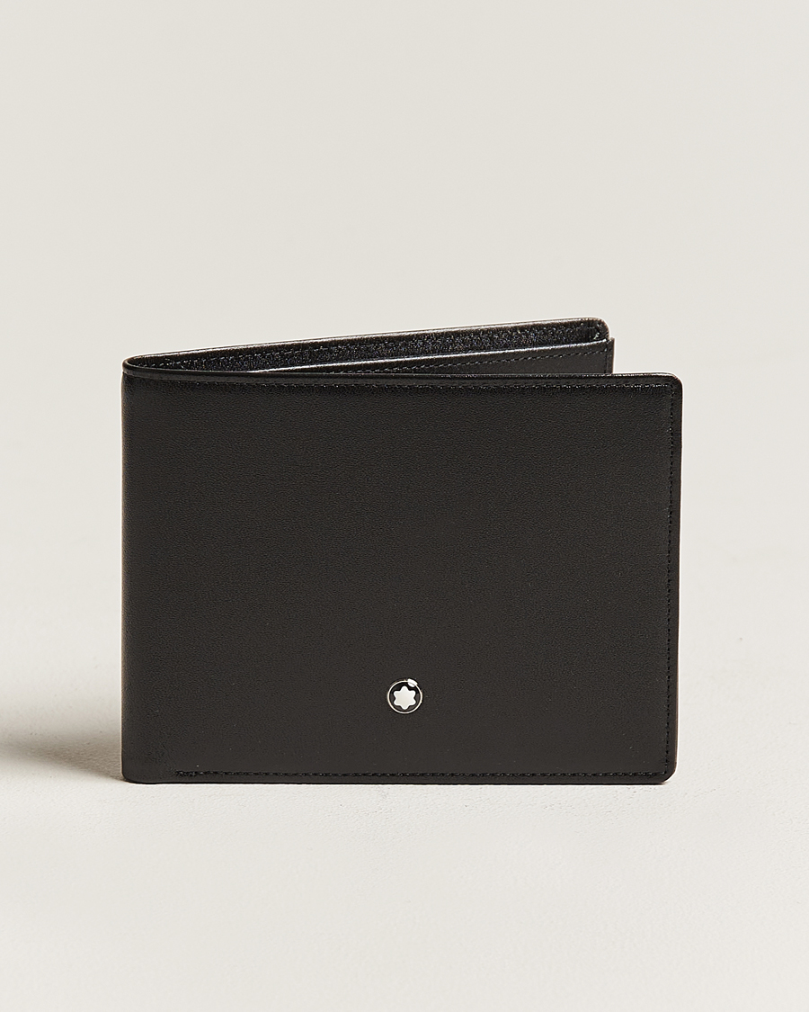 Homme | Montblanc Meisterstück Leather Wallet 6cc Black | Montblanc | Meisterstück Leather Wallet 6cc Black