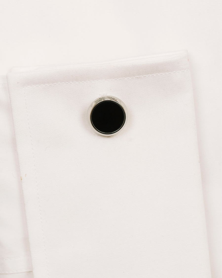 Homme | Montblanc Meisterstück Steel Cufflinks Black Onyx | Montblanc | Meisterstück Steel Cufflinks Black Onyx