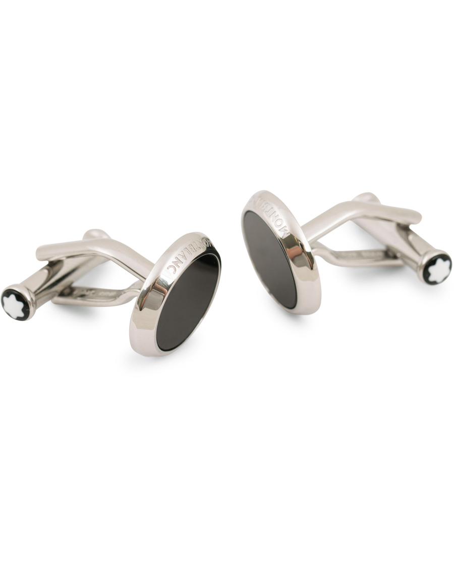Homme | Montblanc Meisterstück Steel Cufflinks Black Onyx | Montblanc | Meisterstück Steel Cufflinks Black Onyx