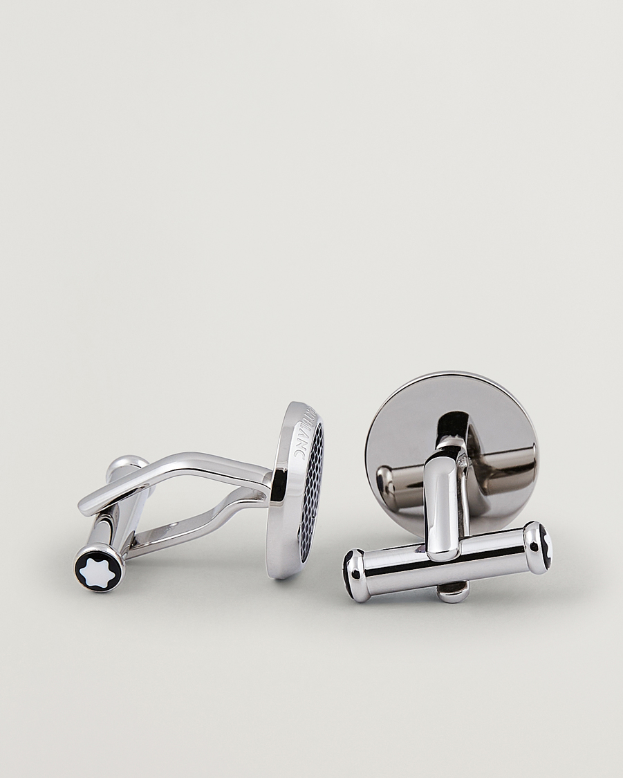Homme | Boutons De Manchette | Montblanc | Steel Meisterstück Cuff Links Blue