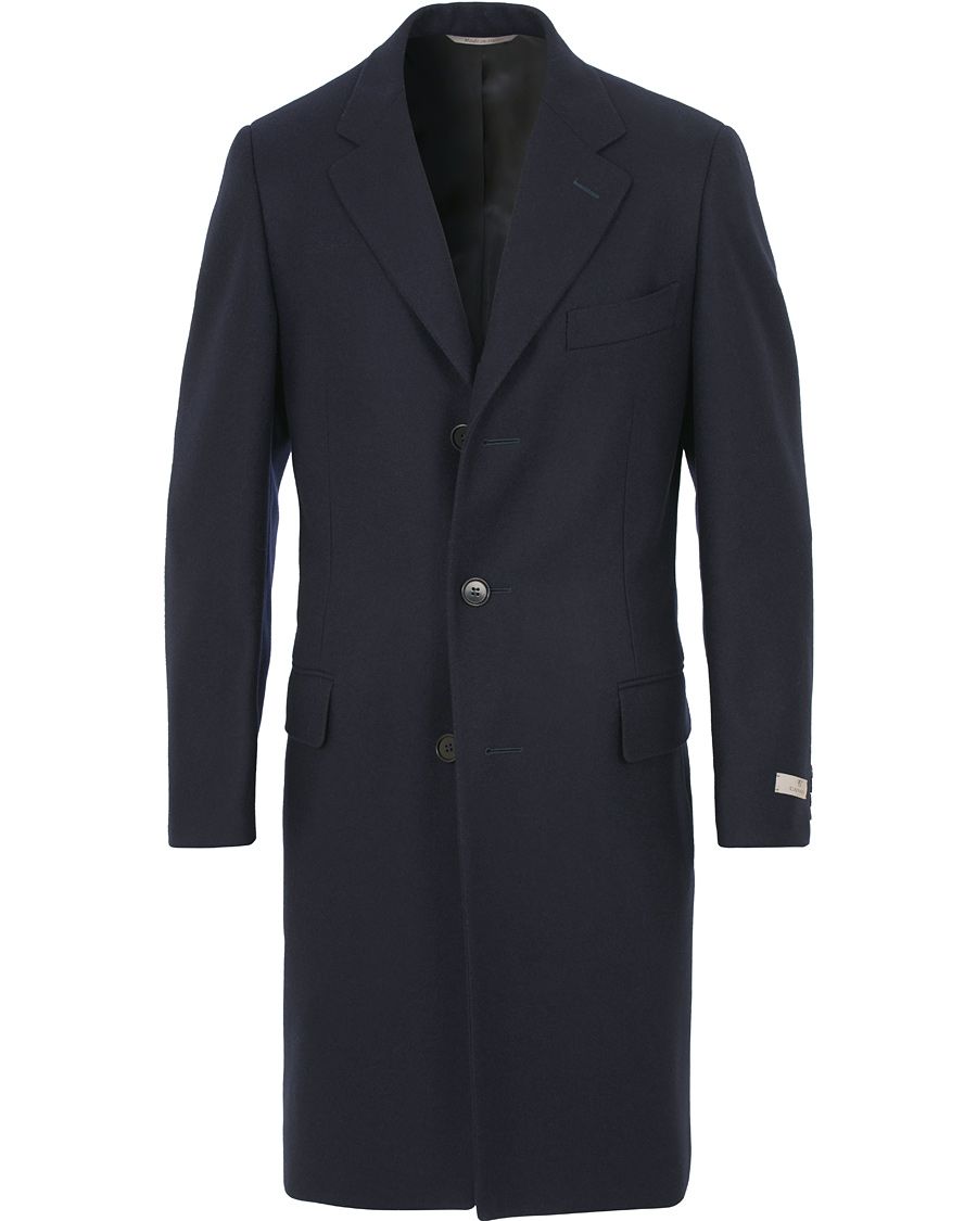 Homme | Manteaux Et Vestes | Canali | Wool Coat Navy