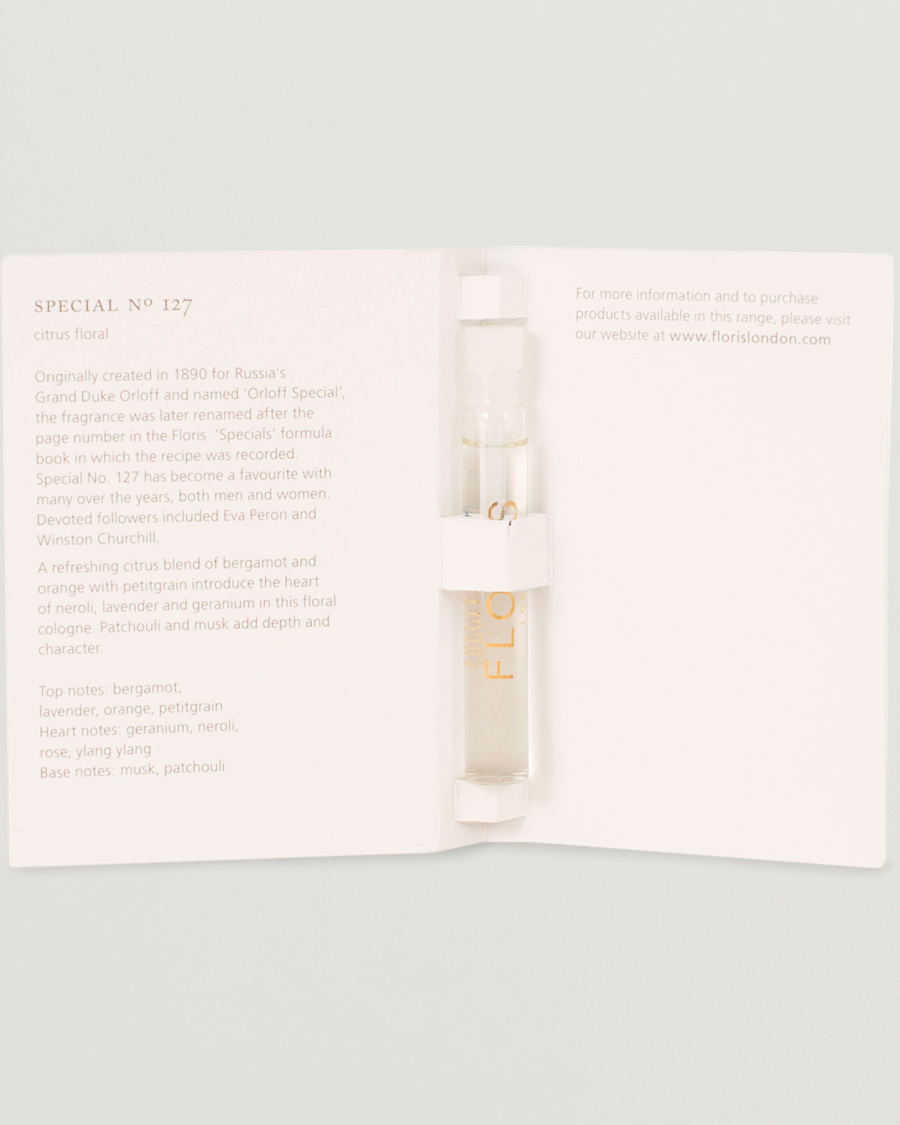 Heren | | | Floris London Special No.127 Eau de Toilette 2ml Sample