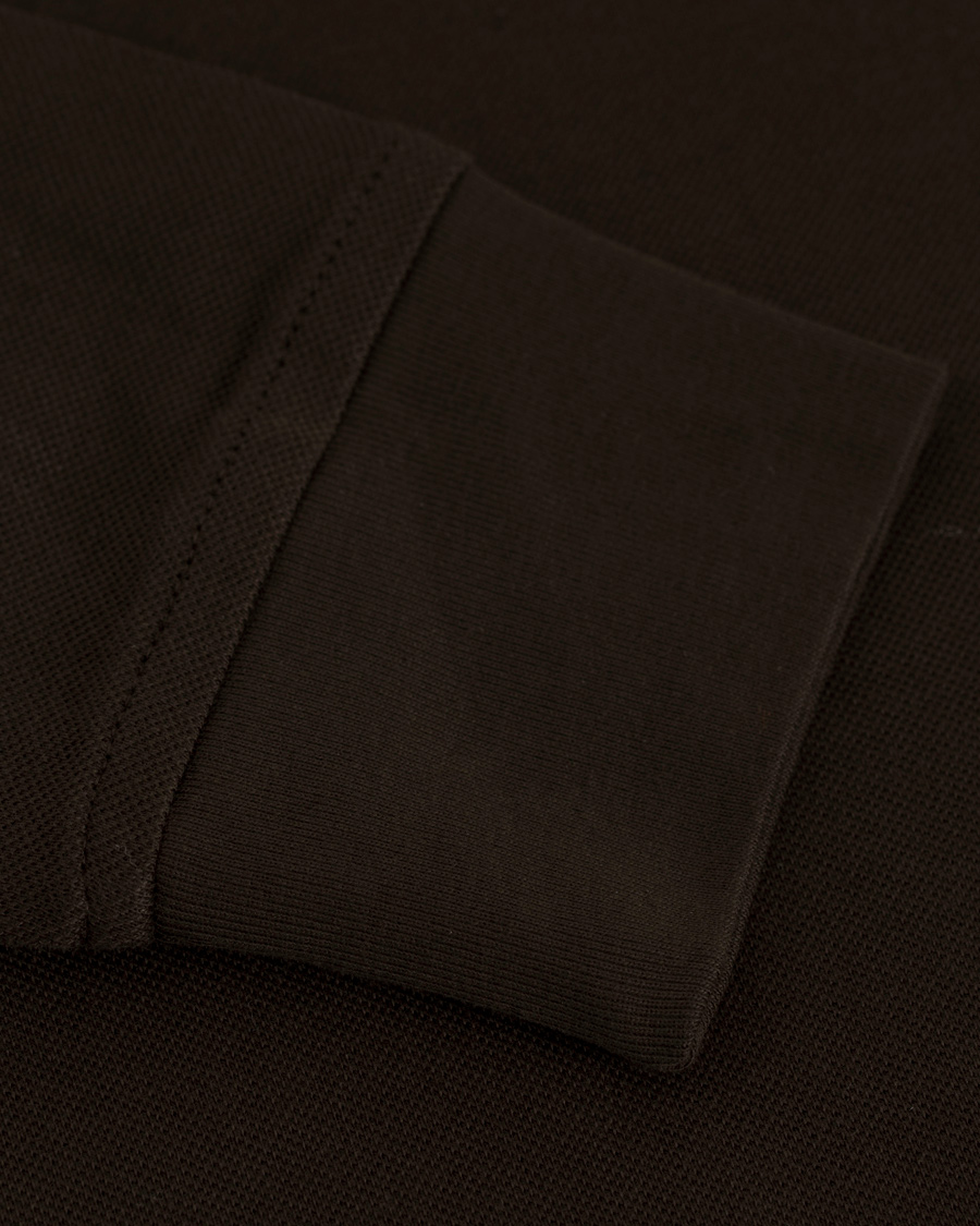 Homme | Pulls Et Tricots | Tommy Hilfiger | Luxury Slim Fit Long Sleeve Polo Delisioso Brown