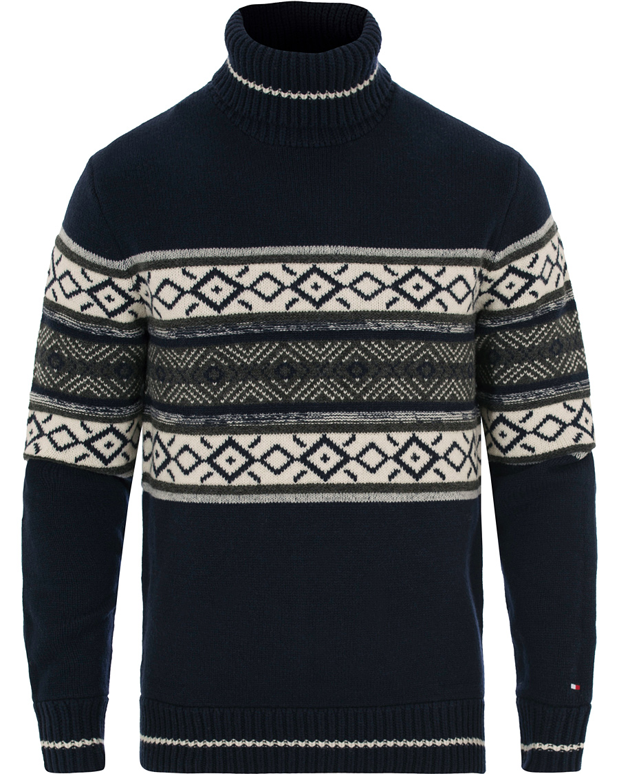 Heren | Truien | Tommy Hilfiger | Stewart Fairisle Rollneck Sky Captain