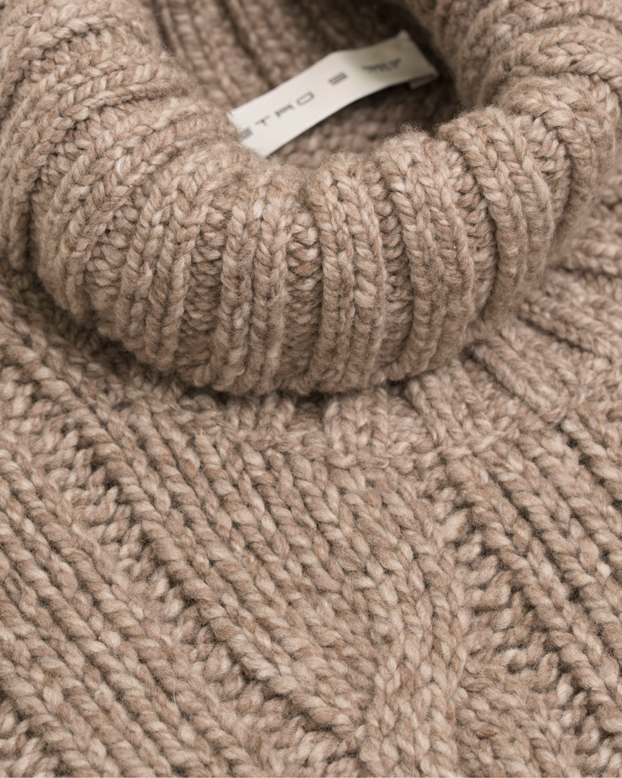Homme | Pulls Et Tricots | Etro | Naturns Turtleneck Beige