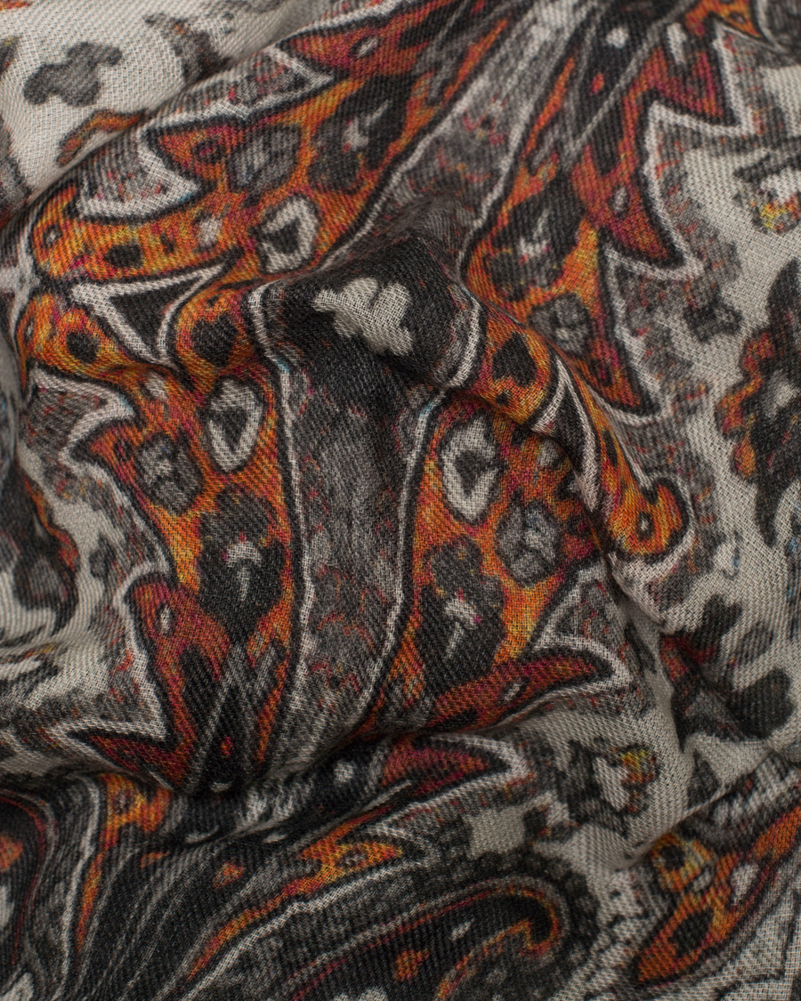 Homme | Etro Shaal-Nur Cashmere Paisley Scarf Black | Etro | Shaal-Nur Cashmere Paisley Scarf Black