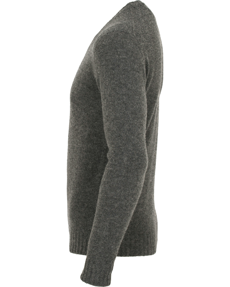 Homme | Pulls Et Tricots | Zanone | Virgin Lambswool Crew Neck Dark Grey
