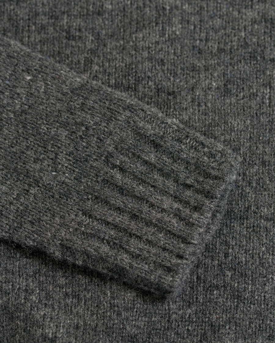 Homme | Pulls Et Tricots | Zanone | Virgin Lambswool Crew Neck Dark Grey