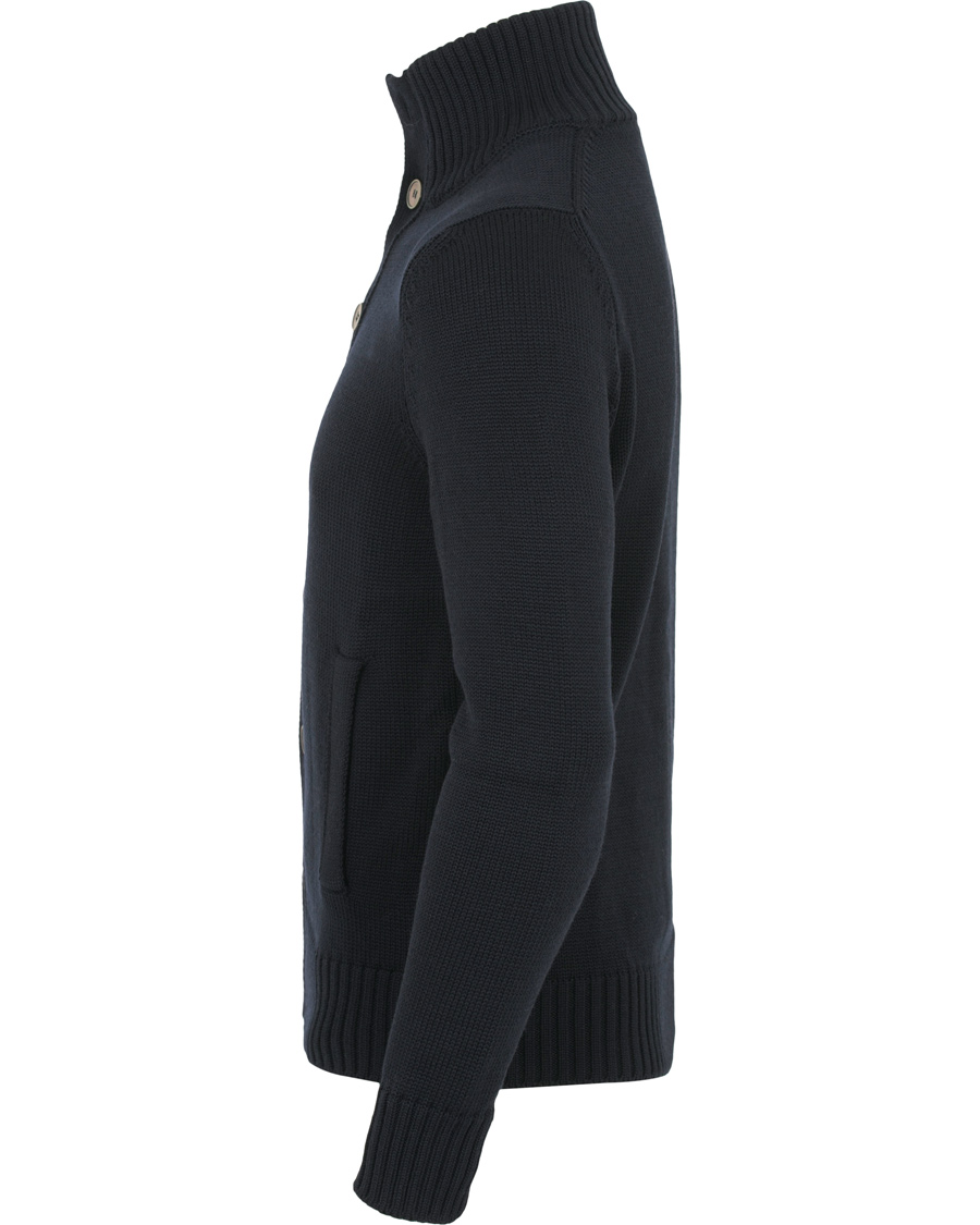 Homme | Pulls Et Tricots | Zanone | Virgin Merino Wool Cardigan Navy