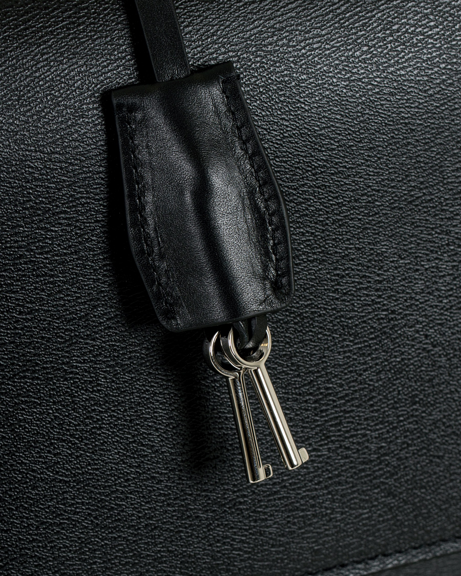 Homme | Smythson Grosvenor Slim Calf Briefcase Black | Smythson | Grosvenor Slim Calf Briefcase Black