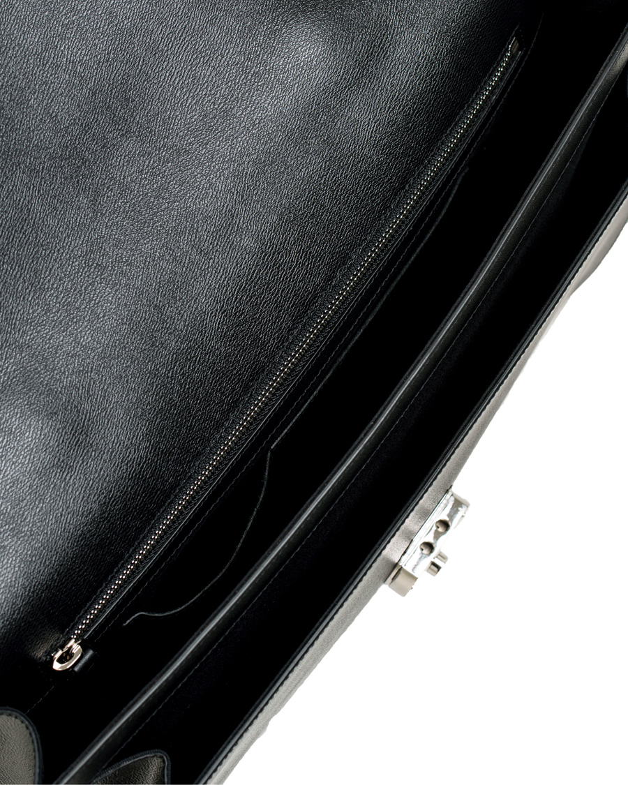 Homme | Smythson Grosvenor Slim Calf Briefcase Black | Smythson | Grosvenor Slim Calf Briefcase Black