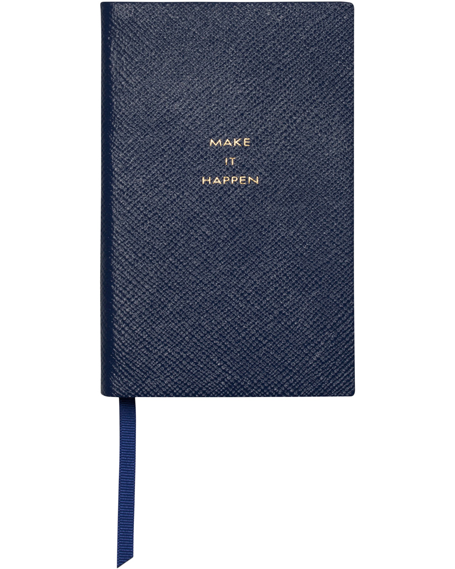 Homme | Smythson Panama Notebook Cobolt