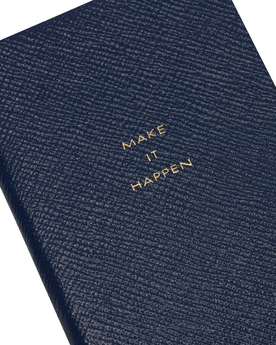 Homme | Smythson Panama Notebook Cobolt