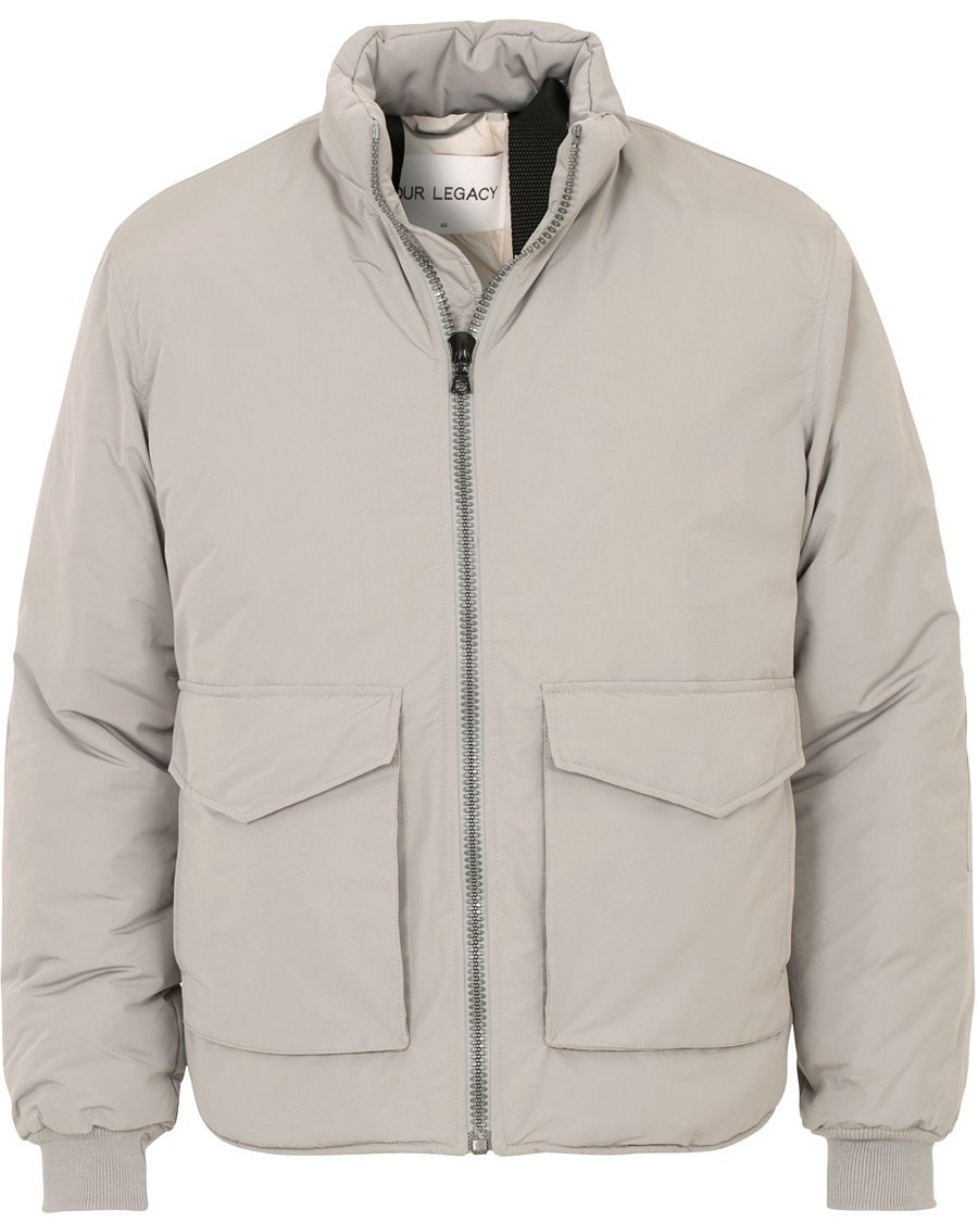 Homme | Manteaux Et Vestes | Our Legacy | Puffed Funnel Jacket Silver Bullet