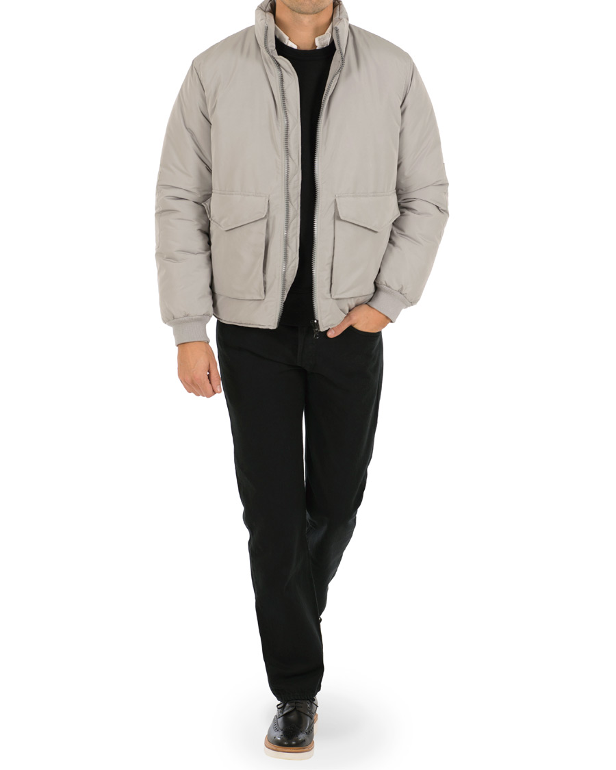 Homme | Manteaux Et Vestes | Our Legacy | Puffed Funnel Jacket Silver Bullet