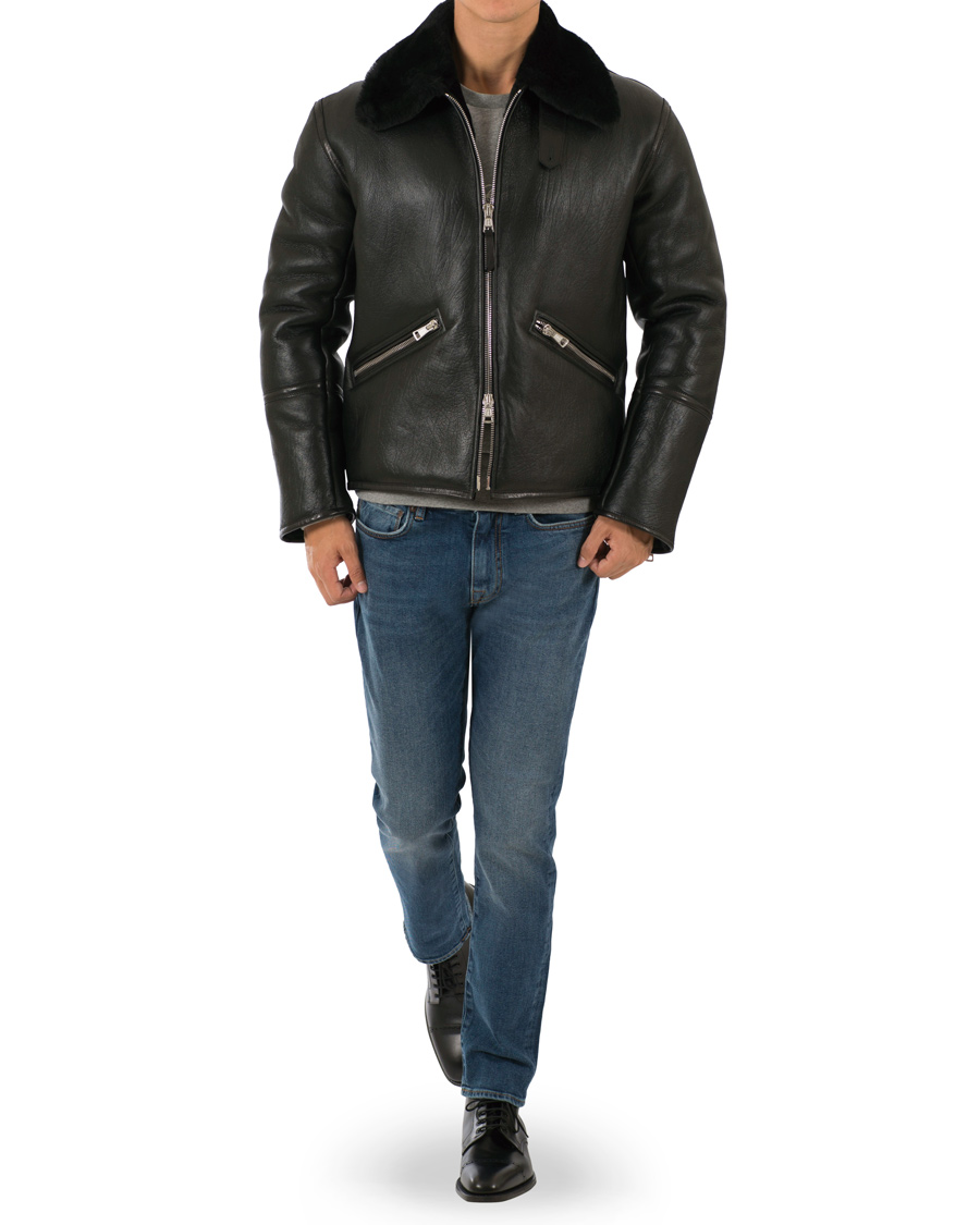 Homme | Manteaux Et Vestes | Our Legacy | Flight Jacket Black Shearling
