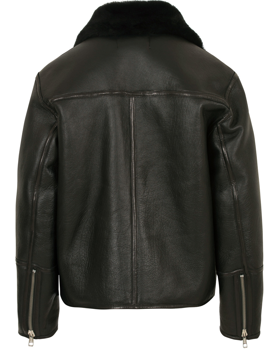 Homme | Manteaux Et Vestes | Our Legacy | Flight Jacket Black Shearling