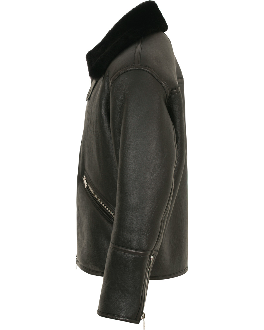 Homme | Manteaux Et Vestes | Our Legacy | Flight Jacket Black Shearling