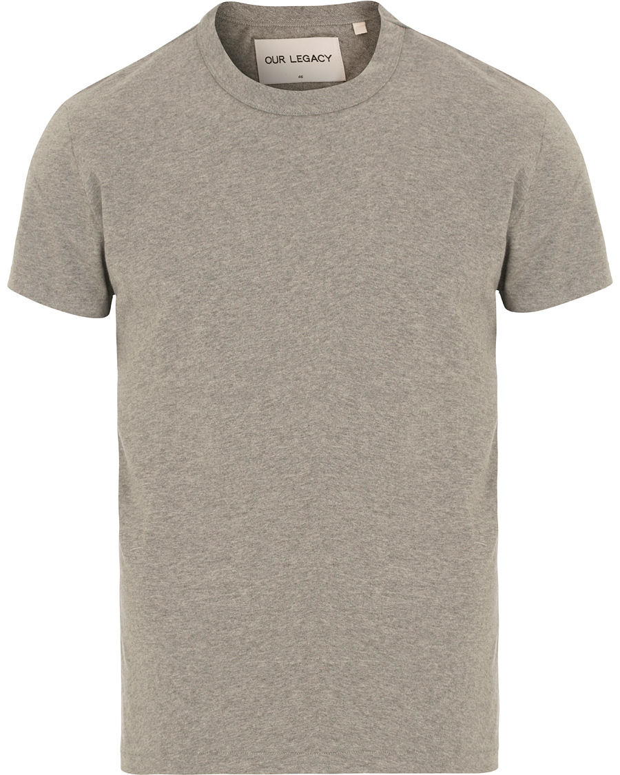 Heren | T-shirts | Our Legacy | Perfect Army Jersey T-shirt Grey Melange