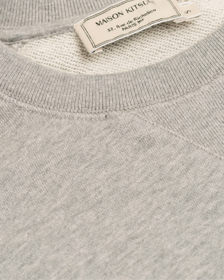 Homme | Pulls Et Tricots | Maison Kitsuné | Sweatshirt Parisien Grey Melange