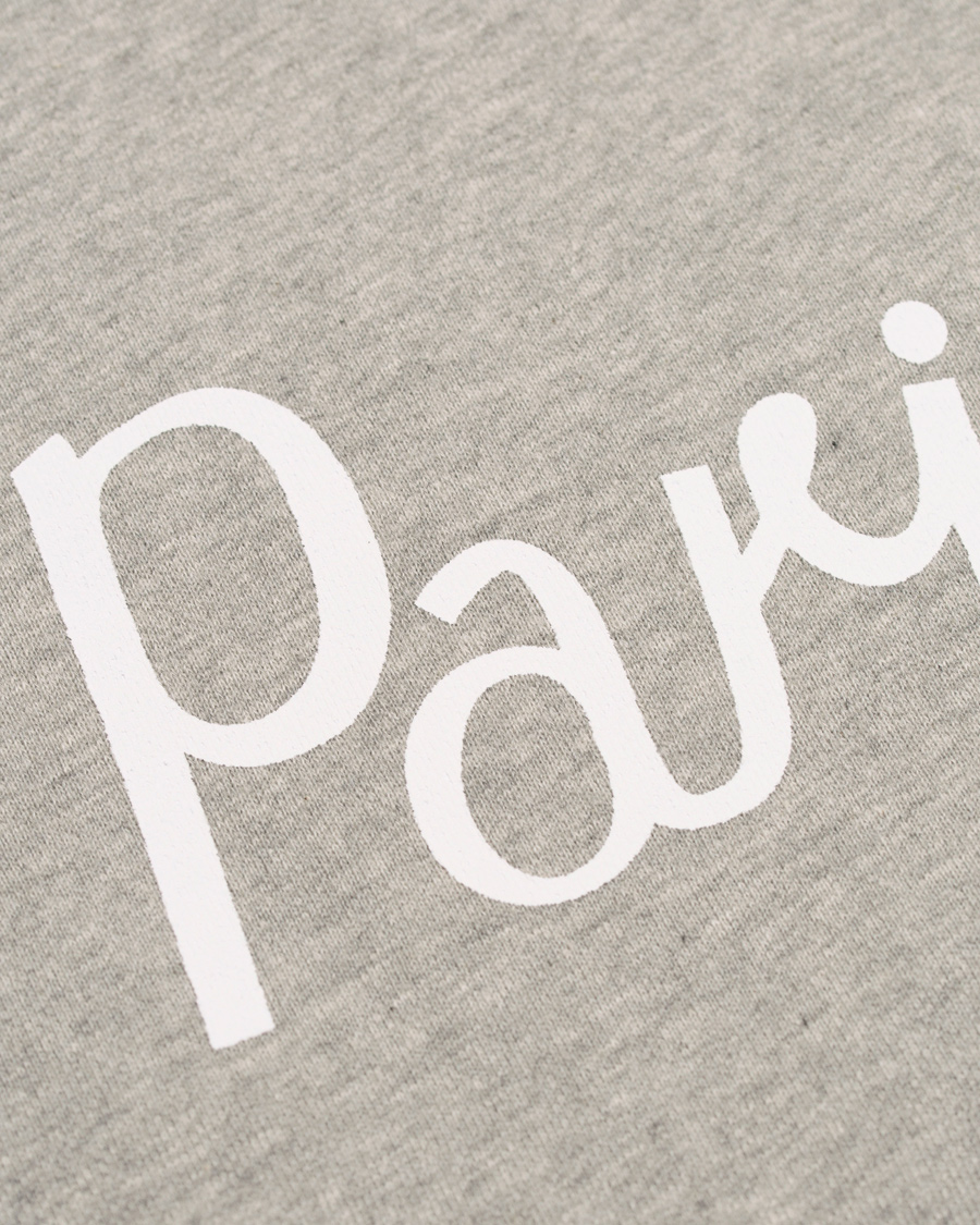 Homme | Pulls Et Tricots | Maison Kitsuné | Sweatshirt Parisien Grey Melange