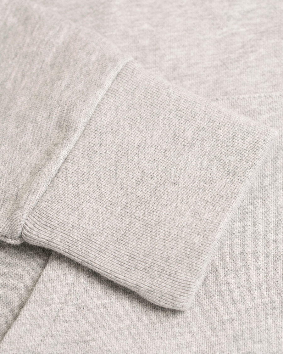 Homme | Pulls Et Tricots | Maison Kitsuné | Zip Hoodie Tricolor Fox Patch Grey Melange