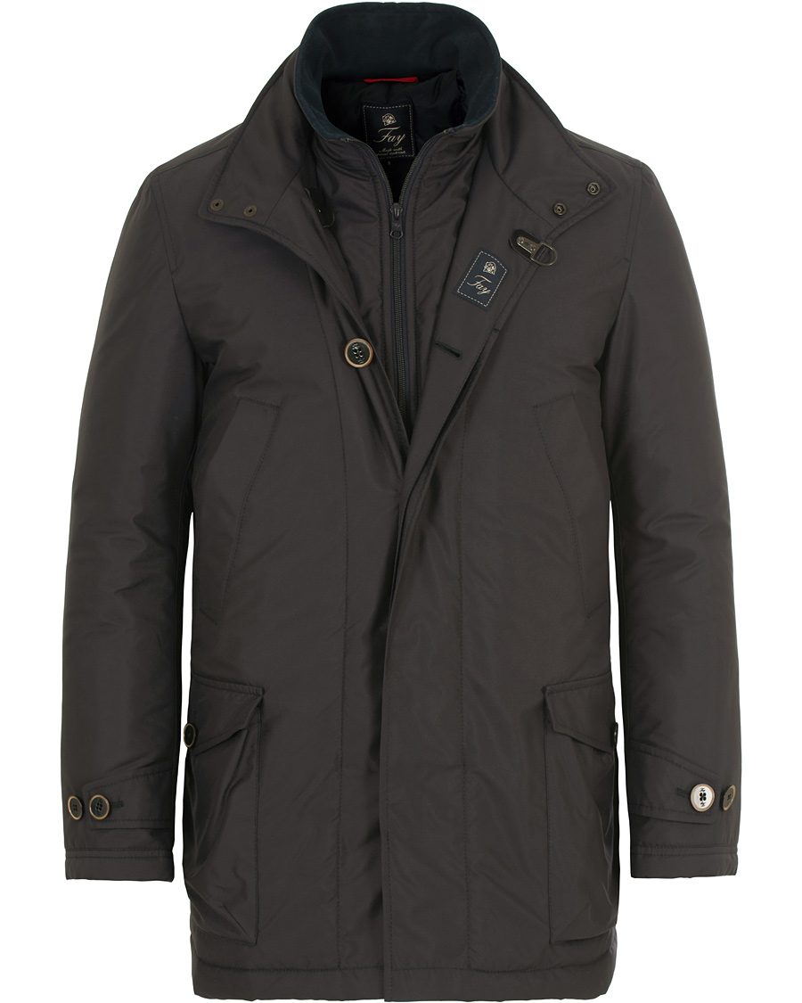 Homme | Manteaux Et Vestes | Fay | New Week Nylon Coat Navy