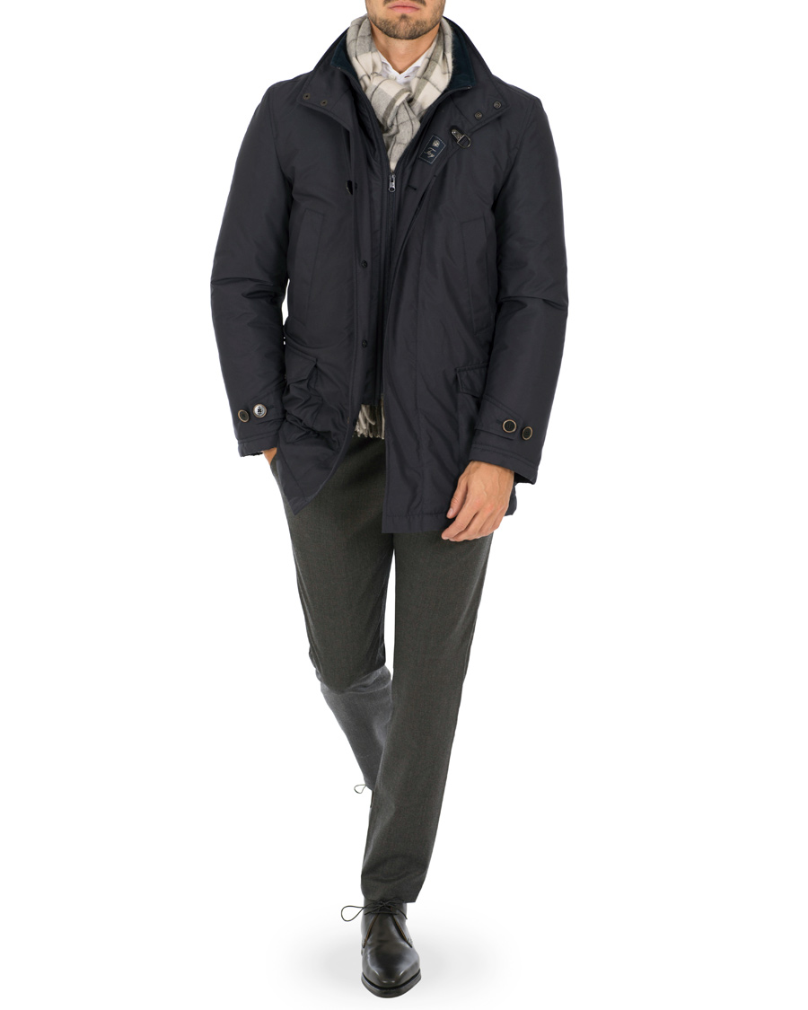 Homme | Manteaux Et Vestes | Fay | New Week Nylon Coat Navy
