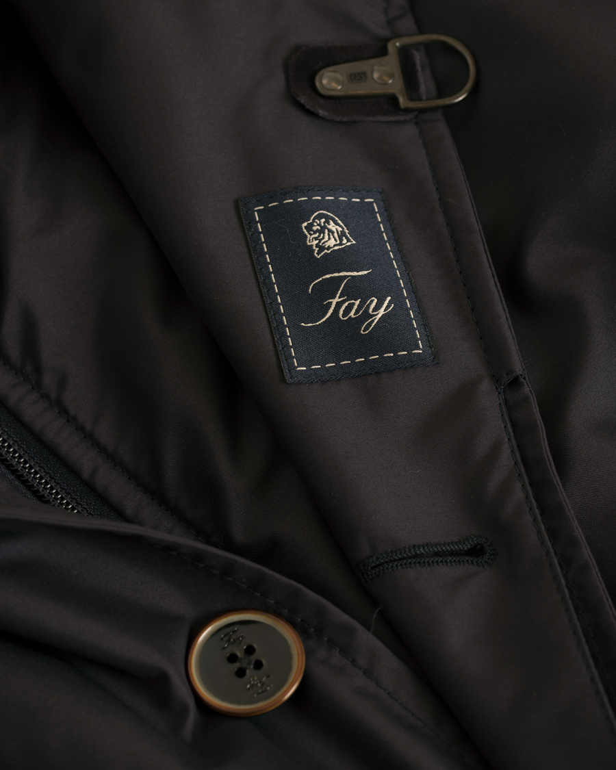 Homme | Manteaux Et Vestes | Fay | New Week Nylon Coat Navy