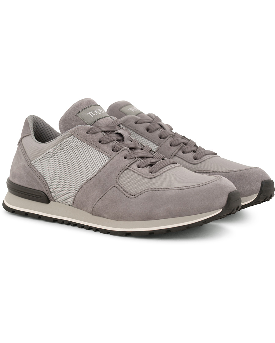 Homme | Tod's Active Spoiler Running Sneaker Grey Suede | Tod's | Active Spoiler Running Sneaker Grey Suede