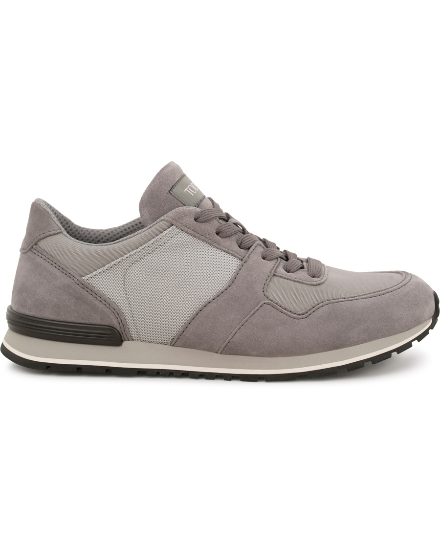 Homme | Tod's Active Spoiler Running Sneaker Grey Suede | Tod's | Active Spoiler Running Sneaker Grey Suede