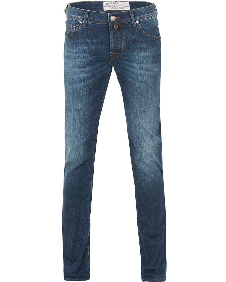 Homme | Jeans | Jacob Cohën | Jacob Cohen 622 Slim Fit Jeans Medium Blue