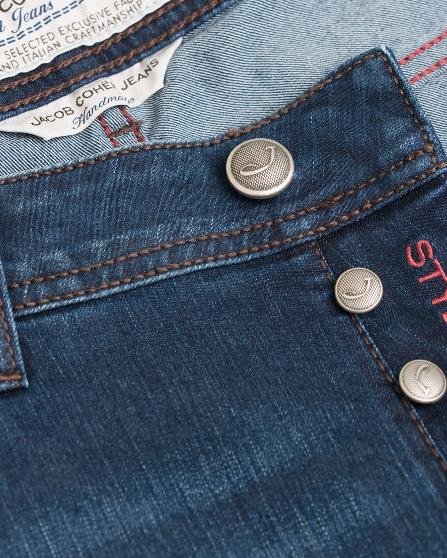 Homme | Jeans | Jacob Cohën | Jacob Cohen 622 Slim Fit Jeans Medium Blue