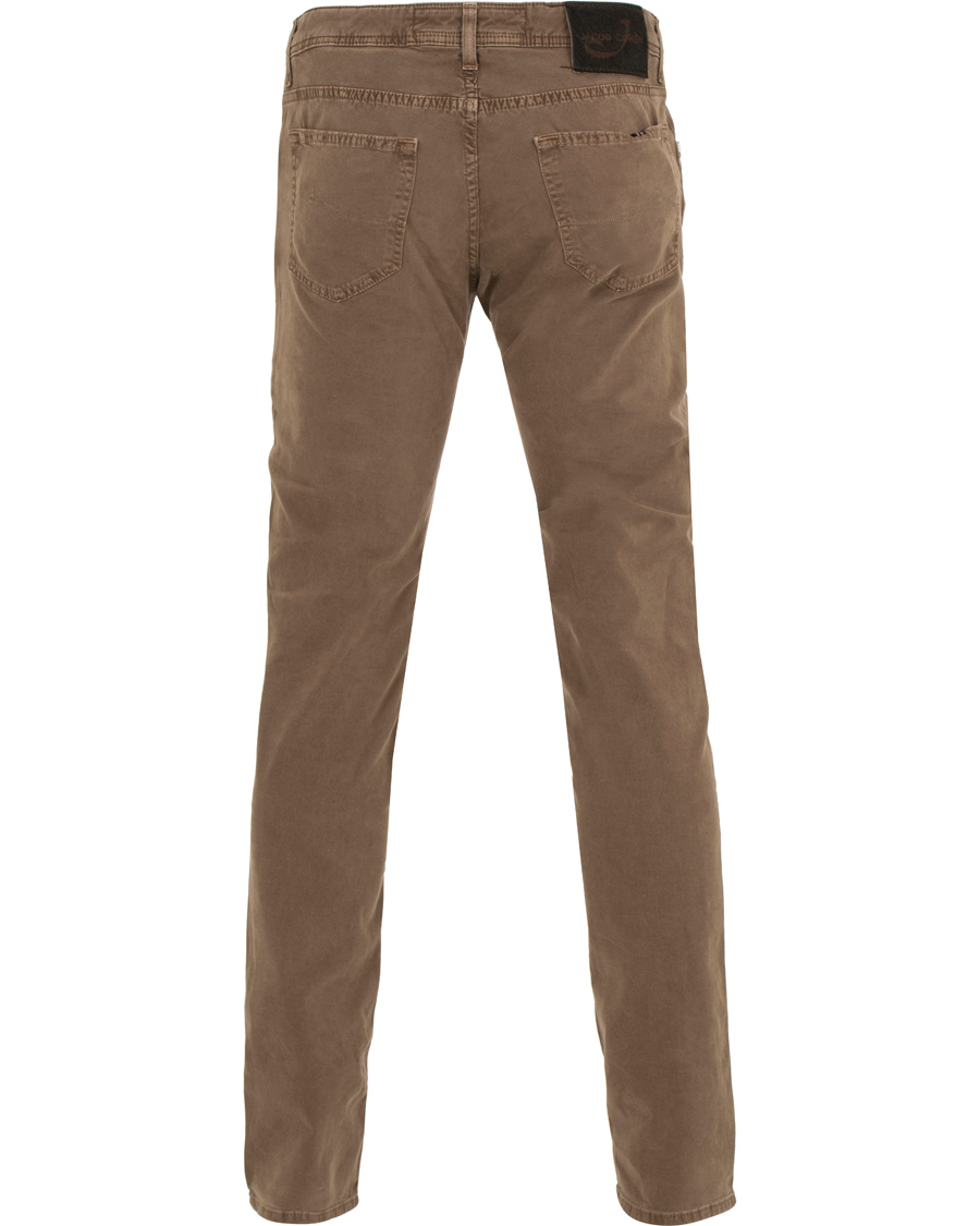 Heren | Broeken | Jacob Cohën | Jacob Cohen 622 Slim Fit 5-Pocket Trousers Light Brown
