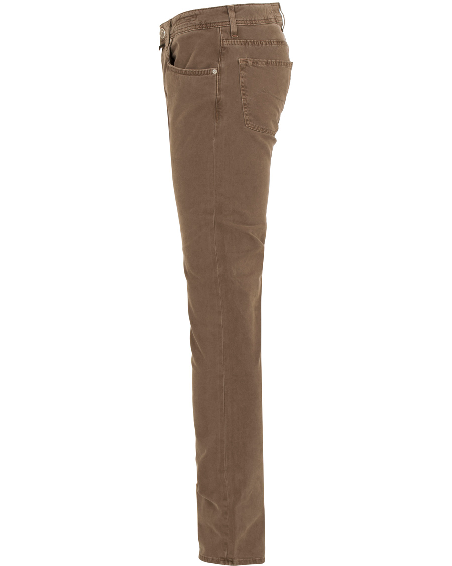 Heren | Broeken | Jacob Cohën | Jacob Cohen 622 Slim Fit 5-Pocket Trousers Light Brown