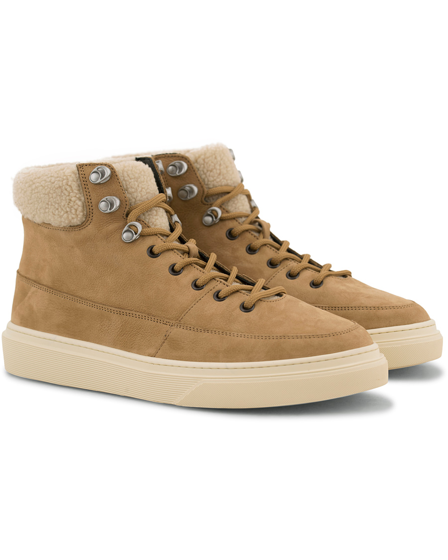 Homme | Hogan Shearling High Sneaker Beige | Hogan | Shearling High Sneaker Beige