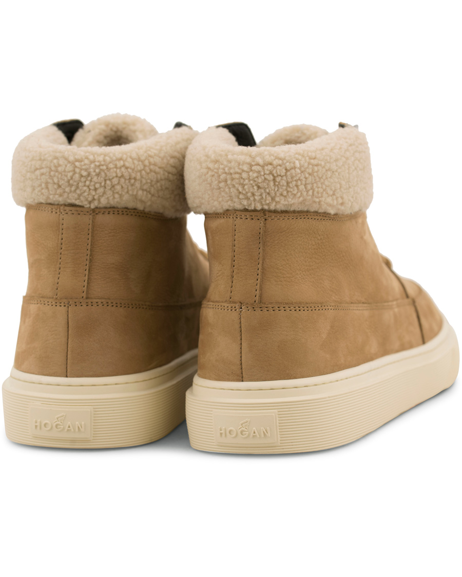 Homme | Hogan Shearling High Sneaker Beige | Hogan | Shearling High Sneaker Beige
