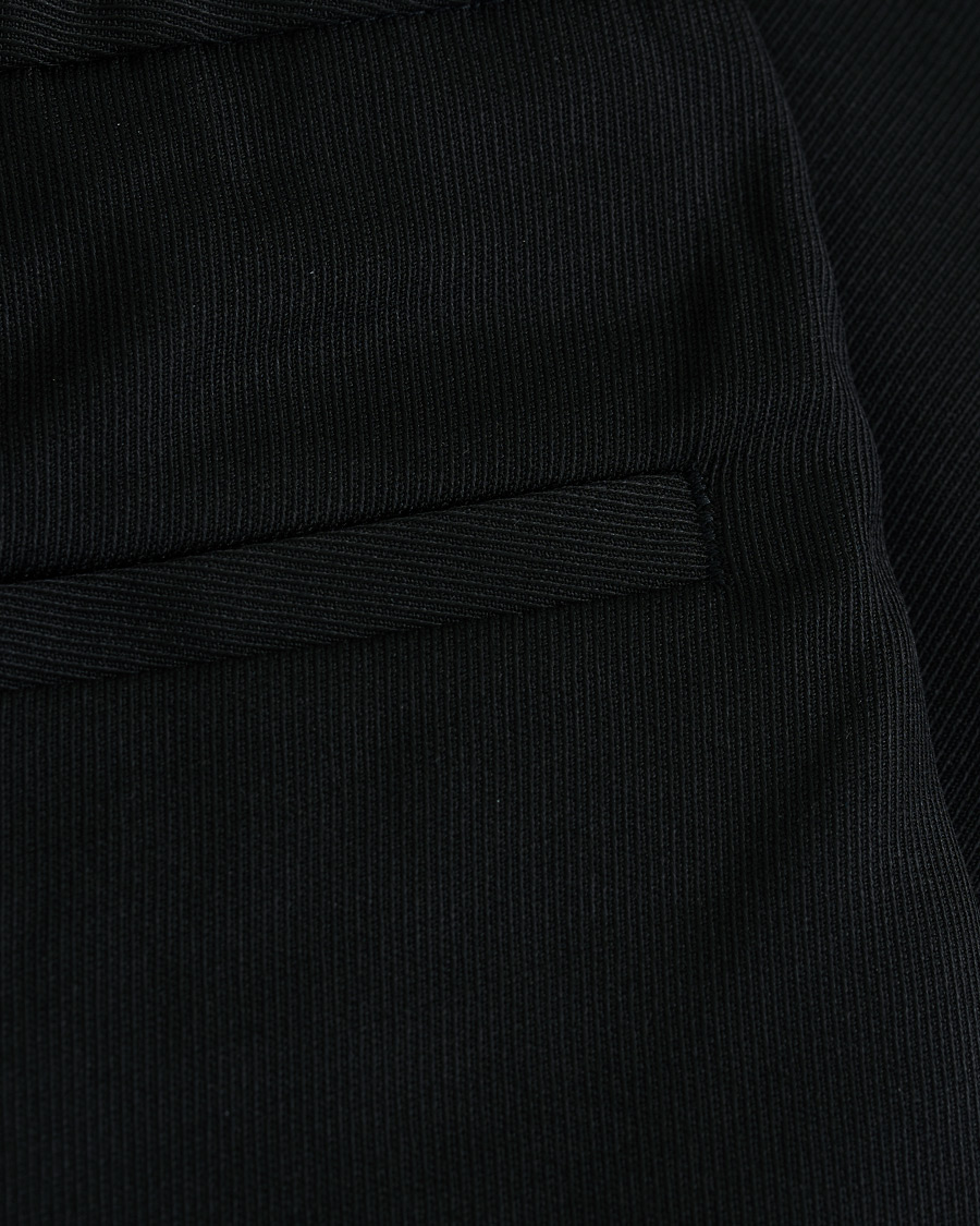 Heren | Broeken | Filippa K | Terry Gabardine Cropped Turn Up Trousers Black