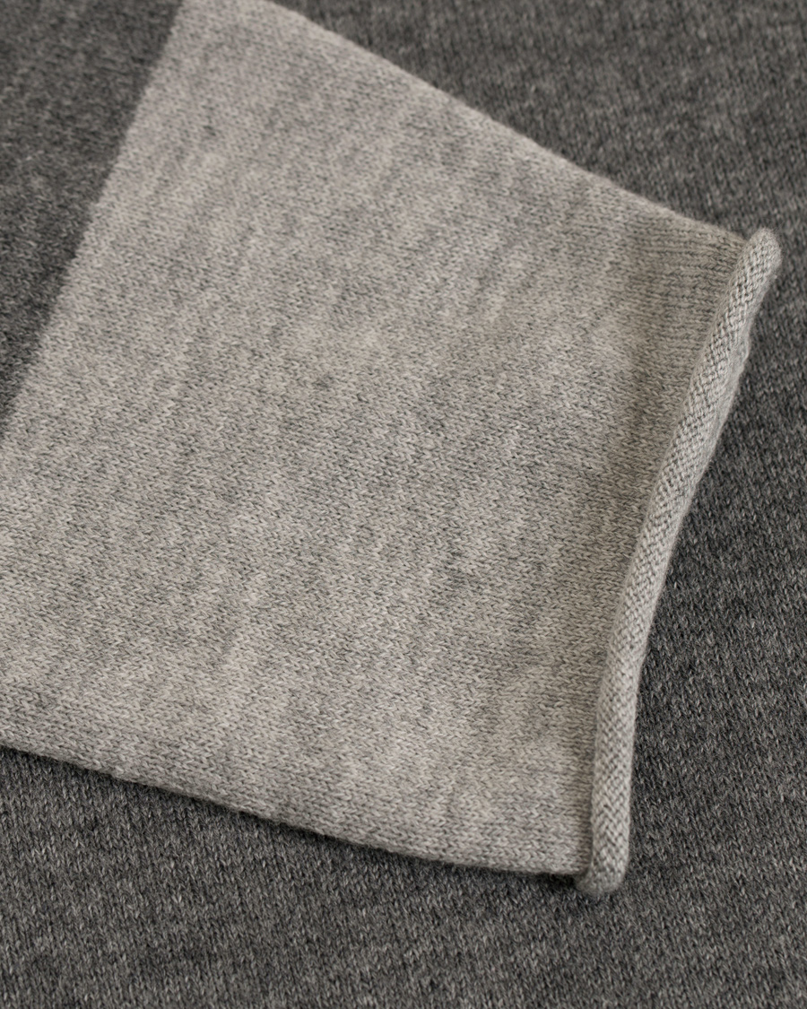 Homme | Pulls Et Tricots | Filippa K | Cotton/Merino Roll Edge Sweater Grey Melange