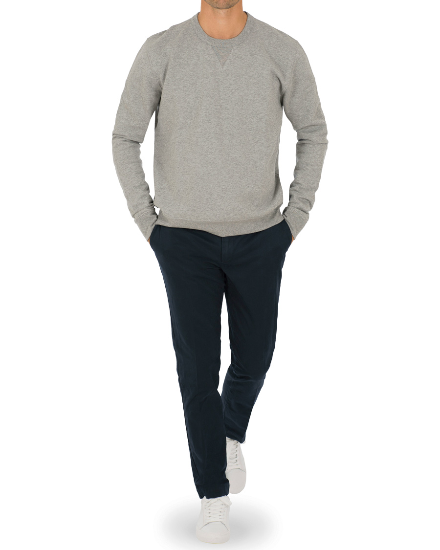 Homme | Pulls Et Tricots | Filippa K | Rider Crew Neck Sweatshirt Grey Melange