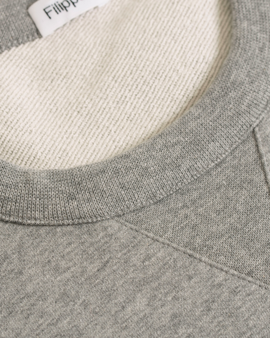 Homme | Pulls Et Tricots | Filippa K | Rider Crew Neck Sweatshirt Grey Melange