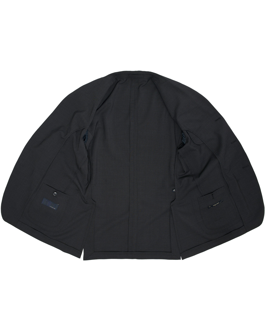 Homme | Costumes | Lardini | Travelling Micro Check Suit Navy