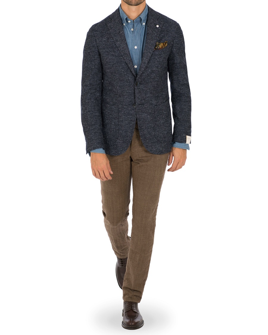Homme | Blazers | L.B.M. 1911 | Jack Slim Fit Wool Blazer Navy