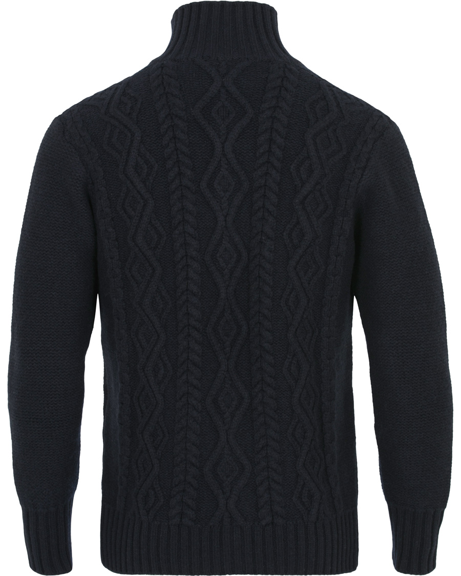 Homme | Pulls Et Tricots | Inis Meáin | Button Front Wool Cardigan Nocturne