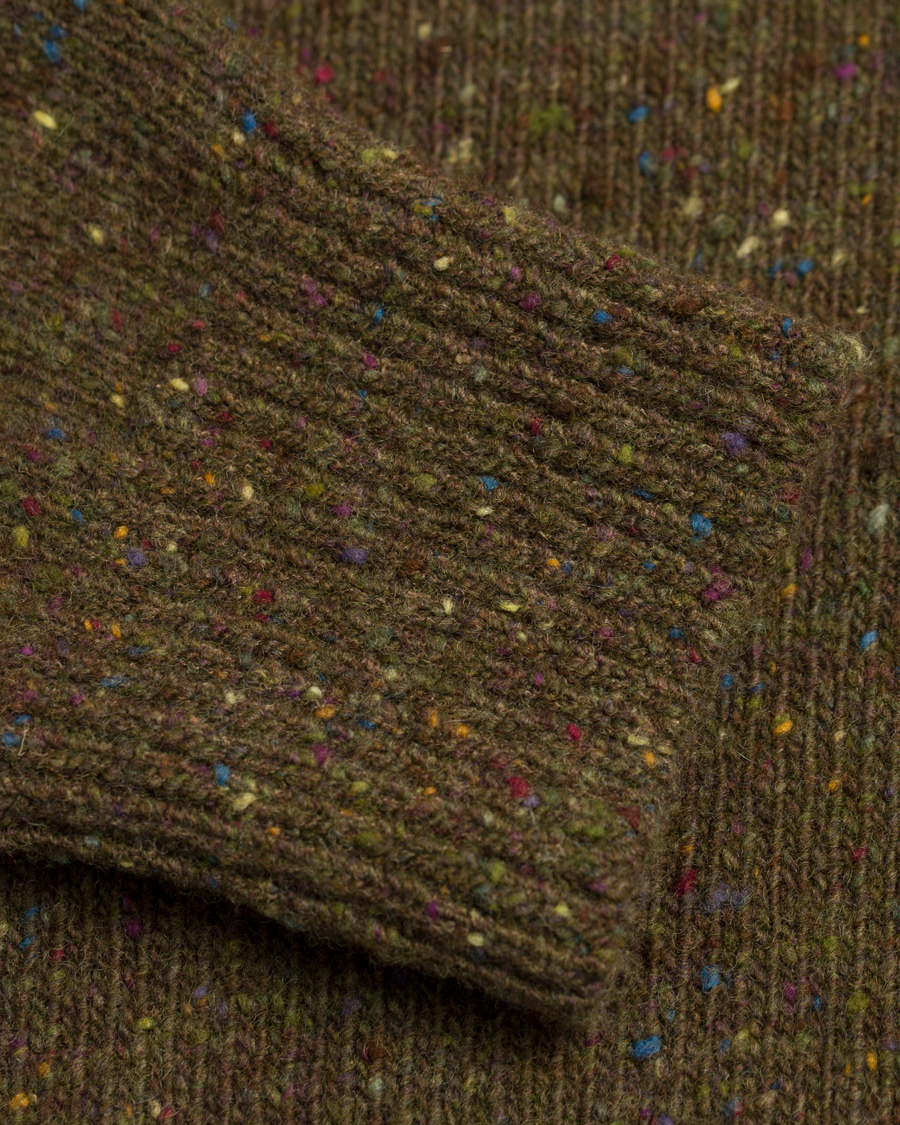 Homme | Pulls Et Tricots | Inis Meáin | Aran Wool Donegal Crew Neck Seabass