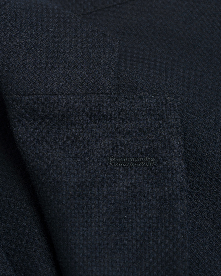Homme | Blazers | Boglioli | K Jacket Structured Wool Blazer Navy