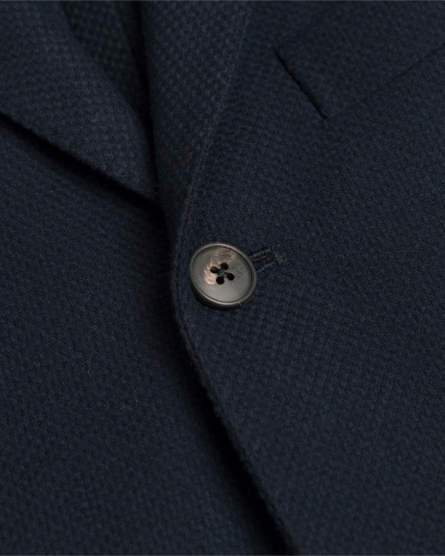 Homme | Blazers | Boglioli | K Jacket Structured Wool Blazer Navy