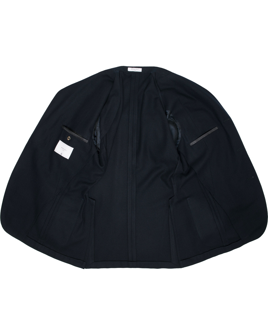 Homme | Blazers | Boglioli | K Jacket Structured Wool Blazer Navy