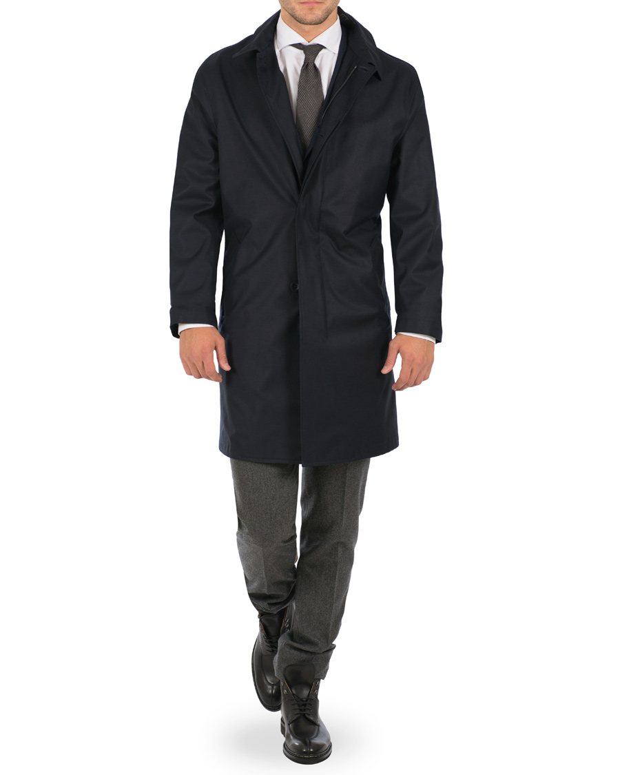 Heren | Jassen | Dunhill | Mac Coat Navy