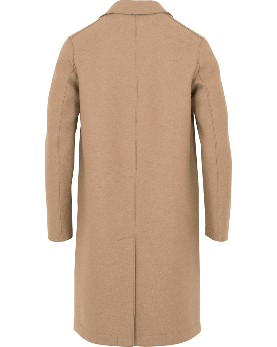 Homme | Manteaux Et Vestes | Harris Wharf London | Wool Raw Edge Overcoat Camel